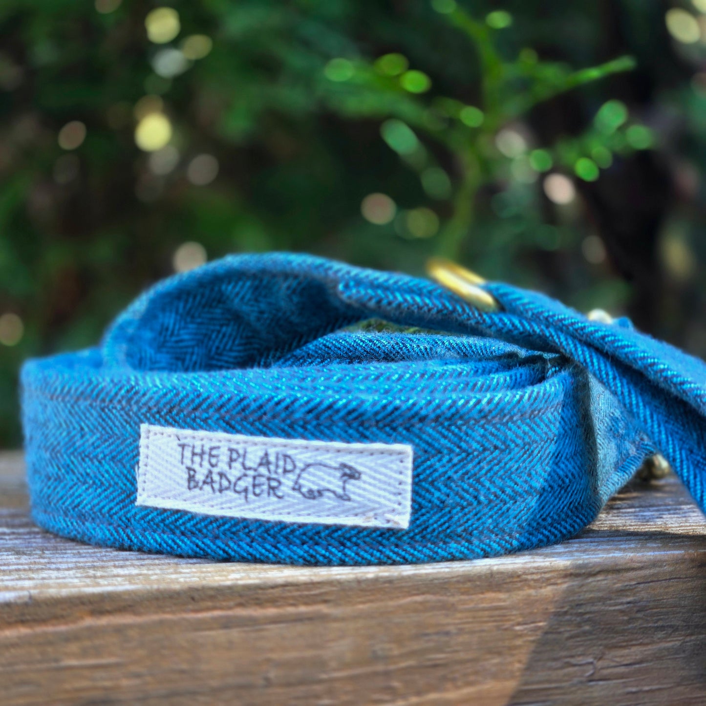Ocean Herringbone Dog Leash
