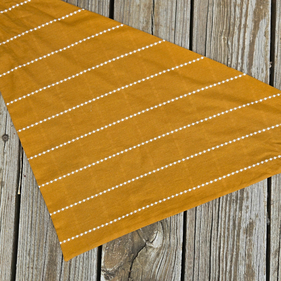 Mustard Woven Dog Bandana