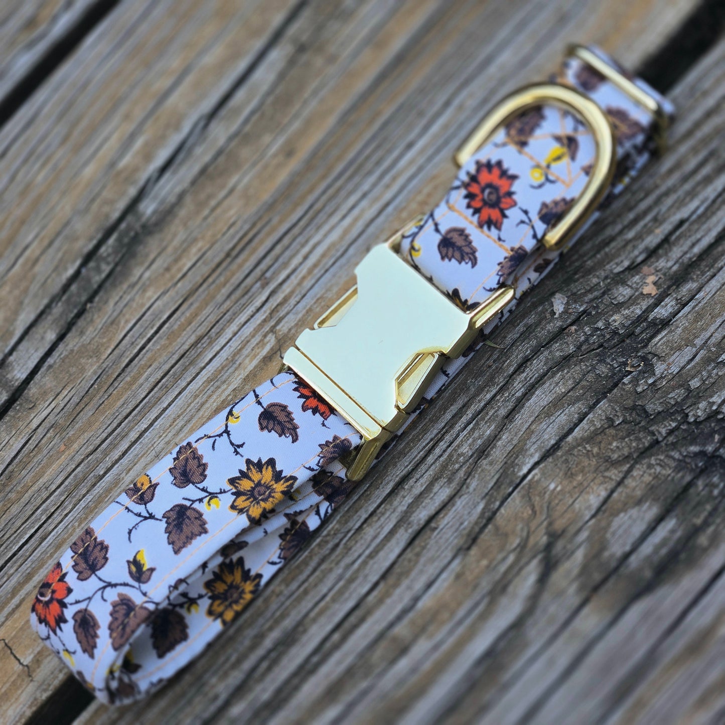 Sunflowers Dog Collar
