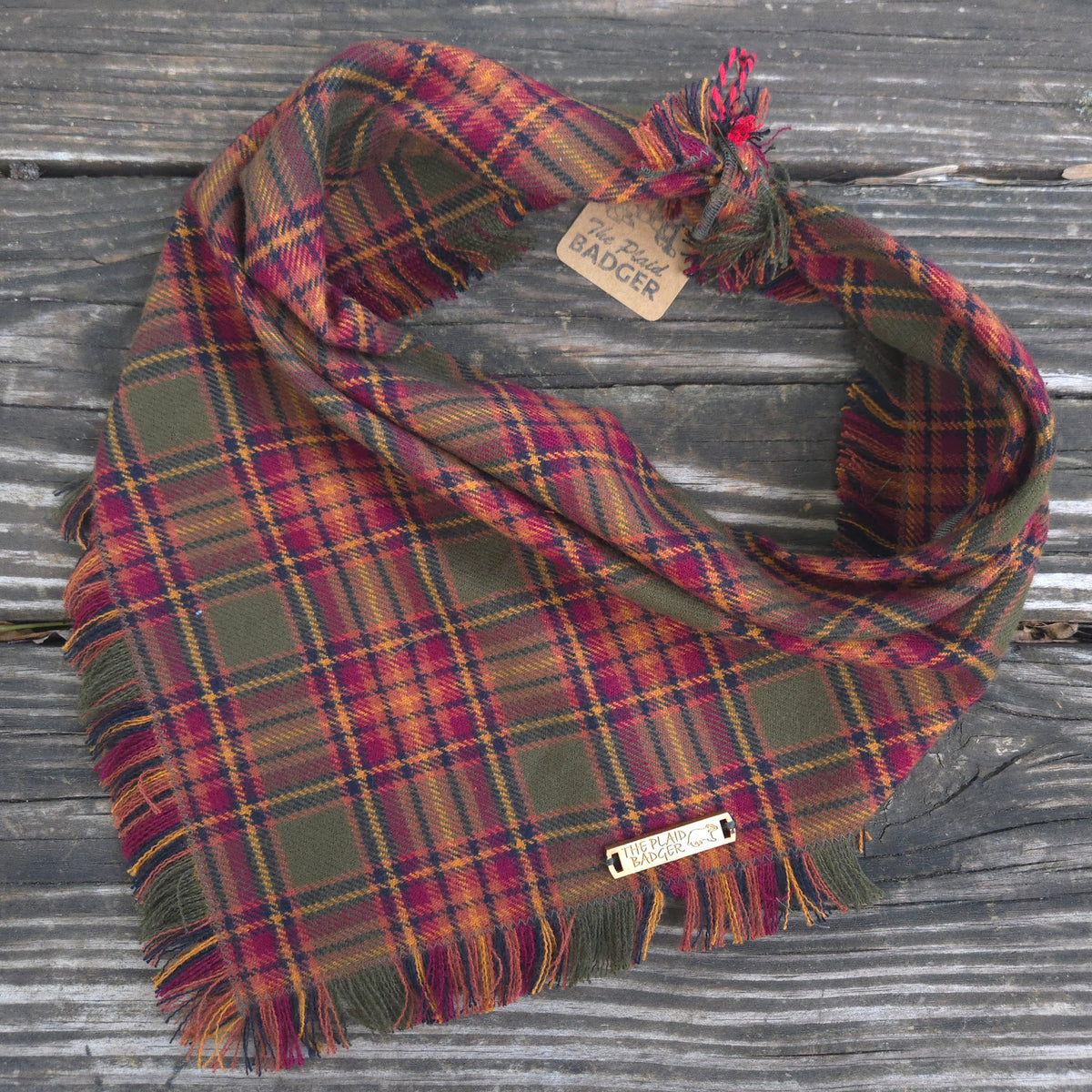 Cozy Cabin Dog Bandana