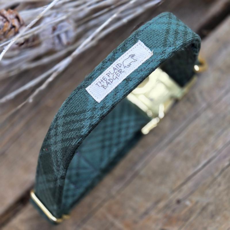 Balsam Plaid Dog Collar