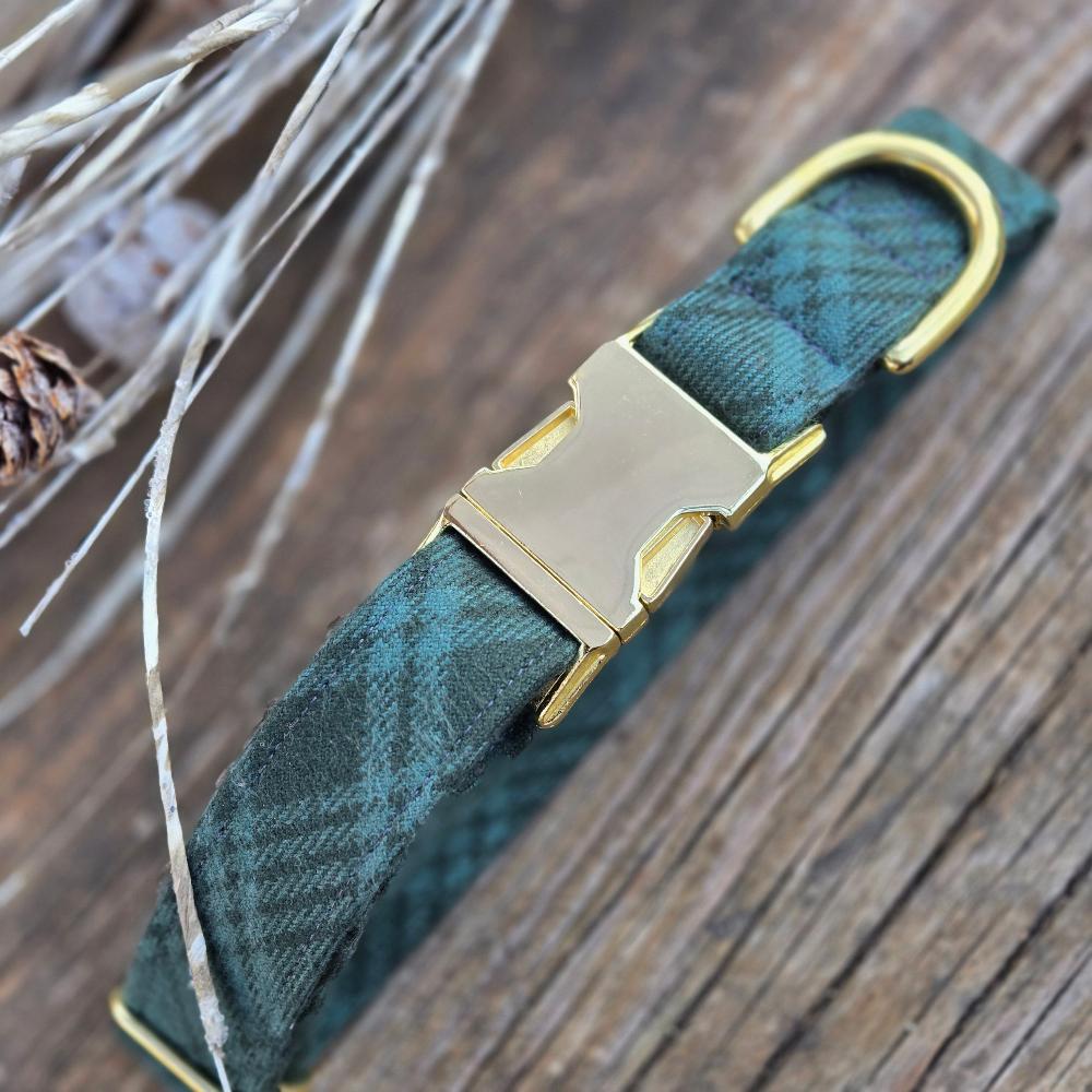 Balsam Plaid Dog Collar
