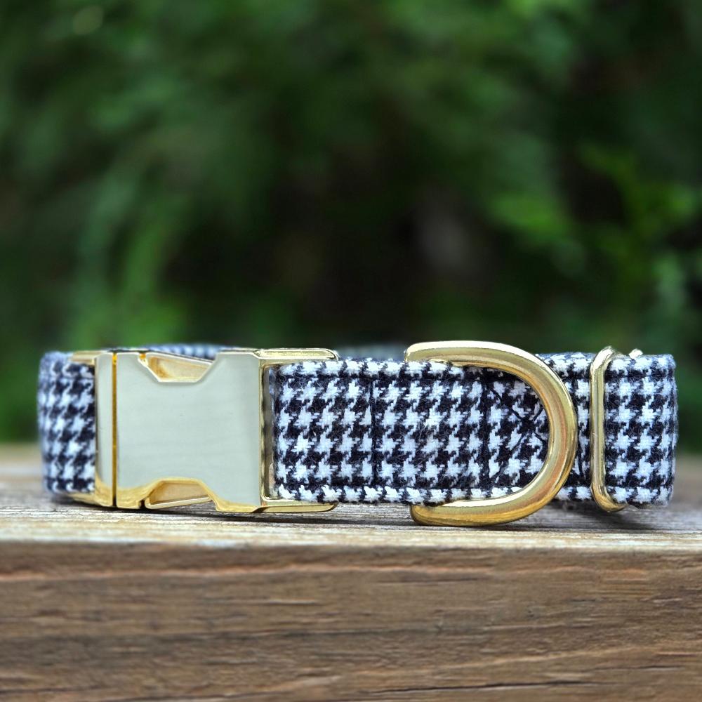 Houndstooth Dog Collar