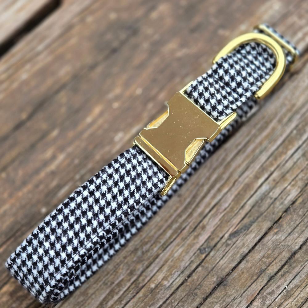 Houndstooth Dog Collar