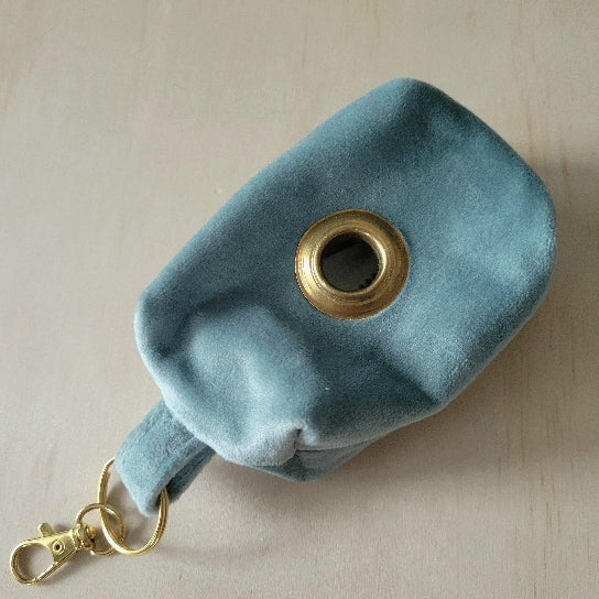 Velvet Waste Bag Holder - Eucalyptus