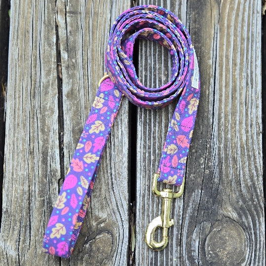 Falling Leaves Dog Leash