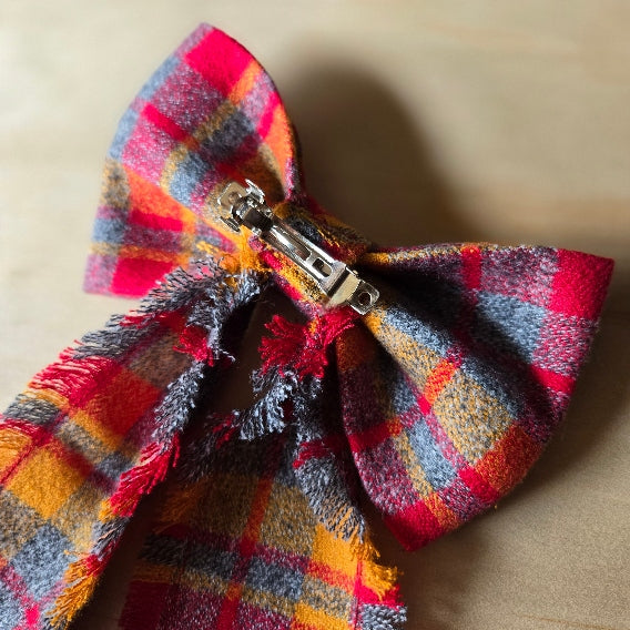Kansas City Chiefs Themed Hair Bow