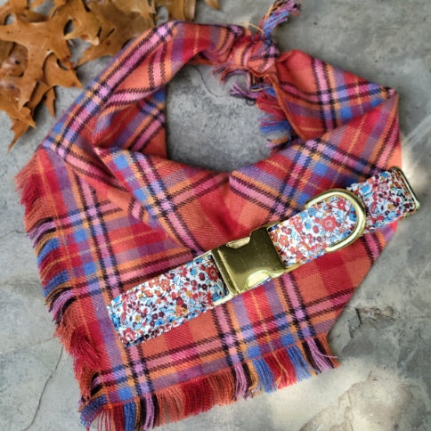 Liberty Fall Floral Dog Collar