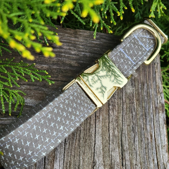 Mushroom Woven Dog Collar