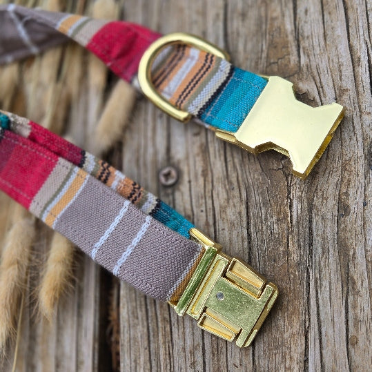 Taupe Southwest Dog Collar