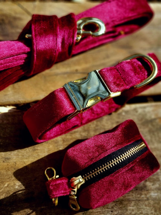 Velvet Set - Burgundy