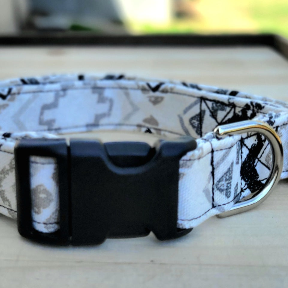 Canvas Aztec Dog Collar