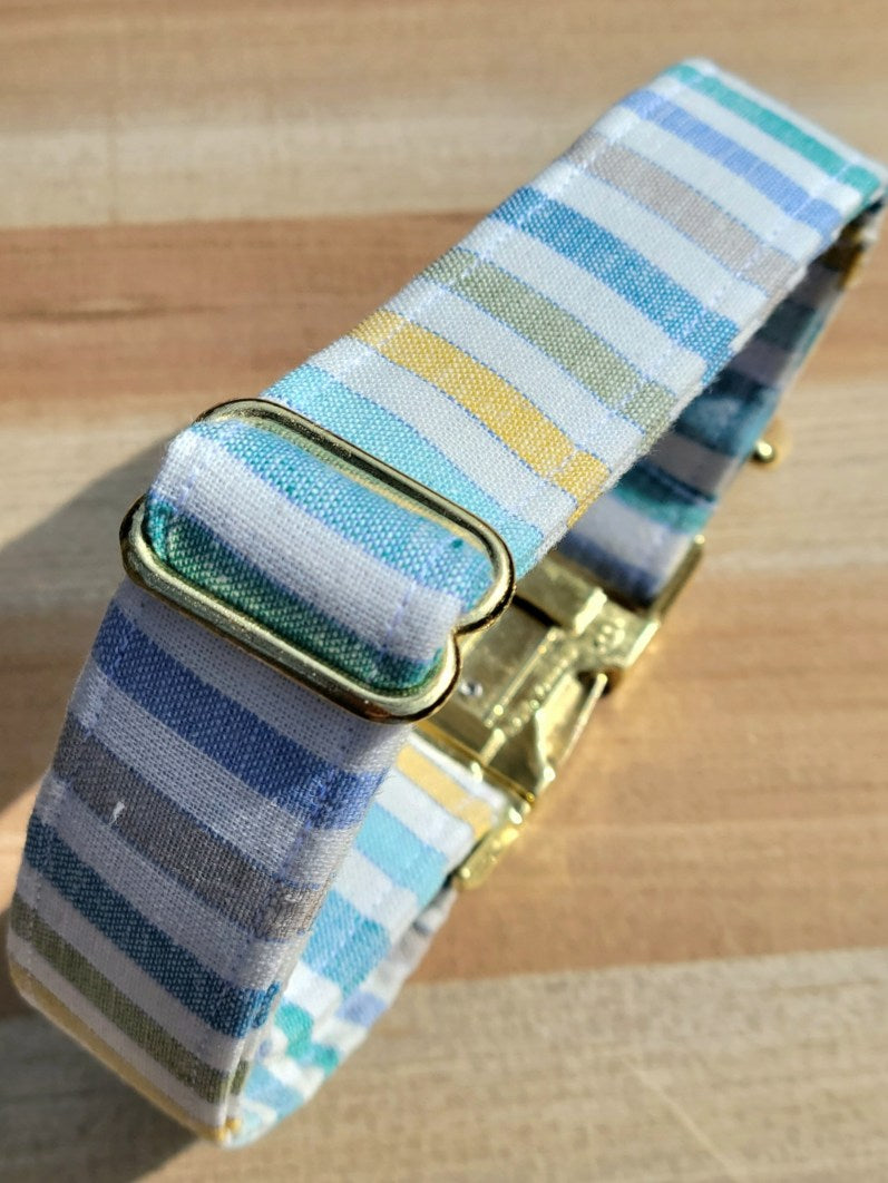 Seconds Sale - Pastel Stripe Dog Collar
