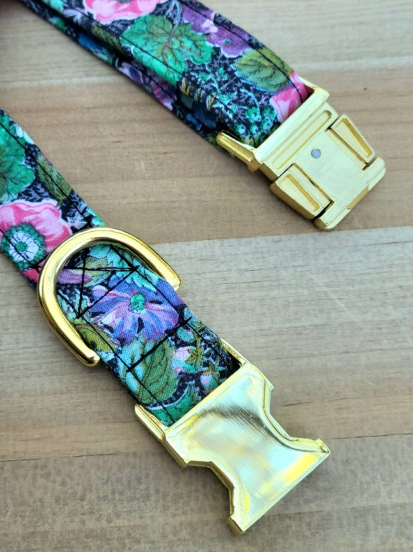 Vintage Garden Dog Collar