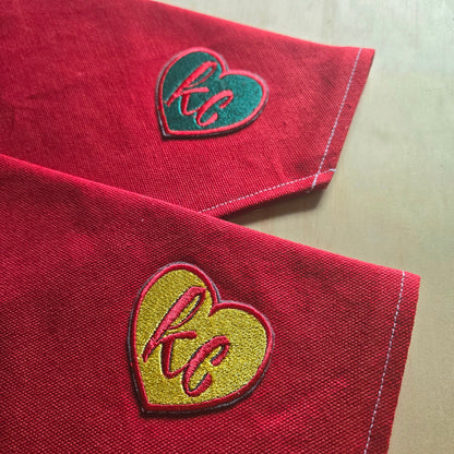 KC Heart Dog Bandana