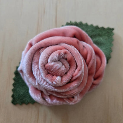 Velvet Rose Collar Accessory