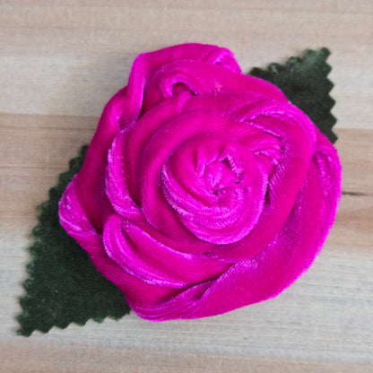 Velvet Rose Collar Accessory