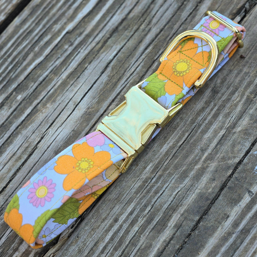 Hippie Floral Dog Collar