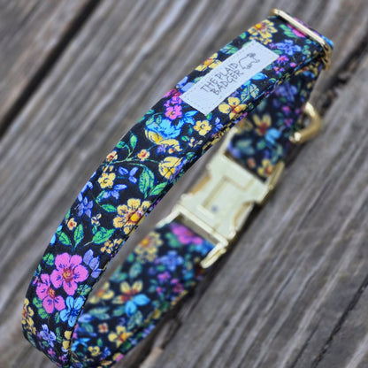 Springtime Flowers Dog Collar