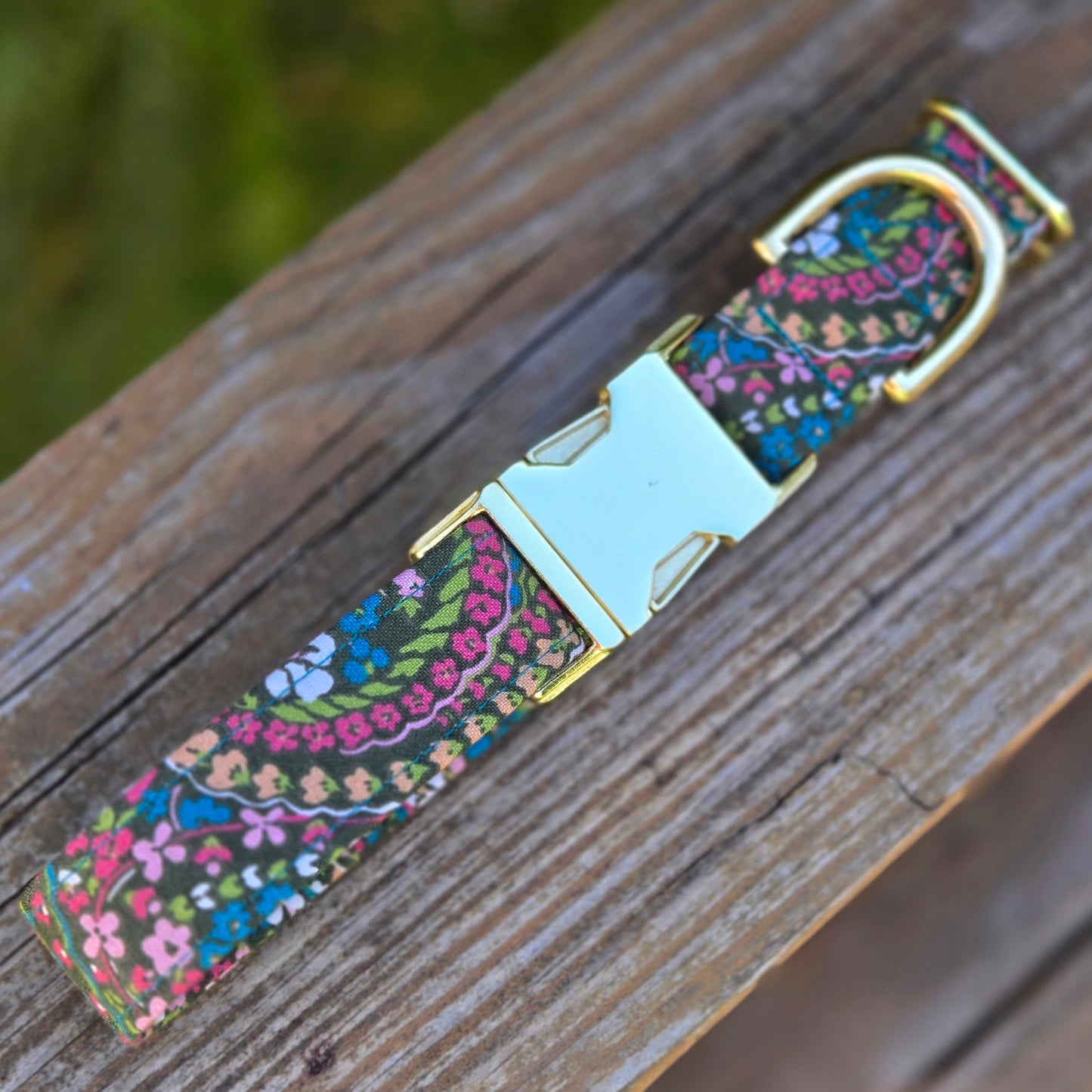 Boho Paisley Dog Collar