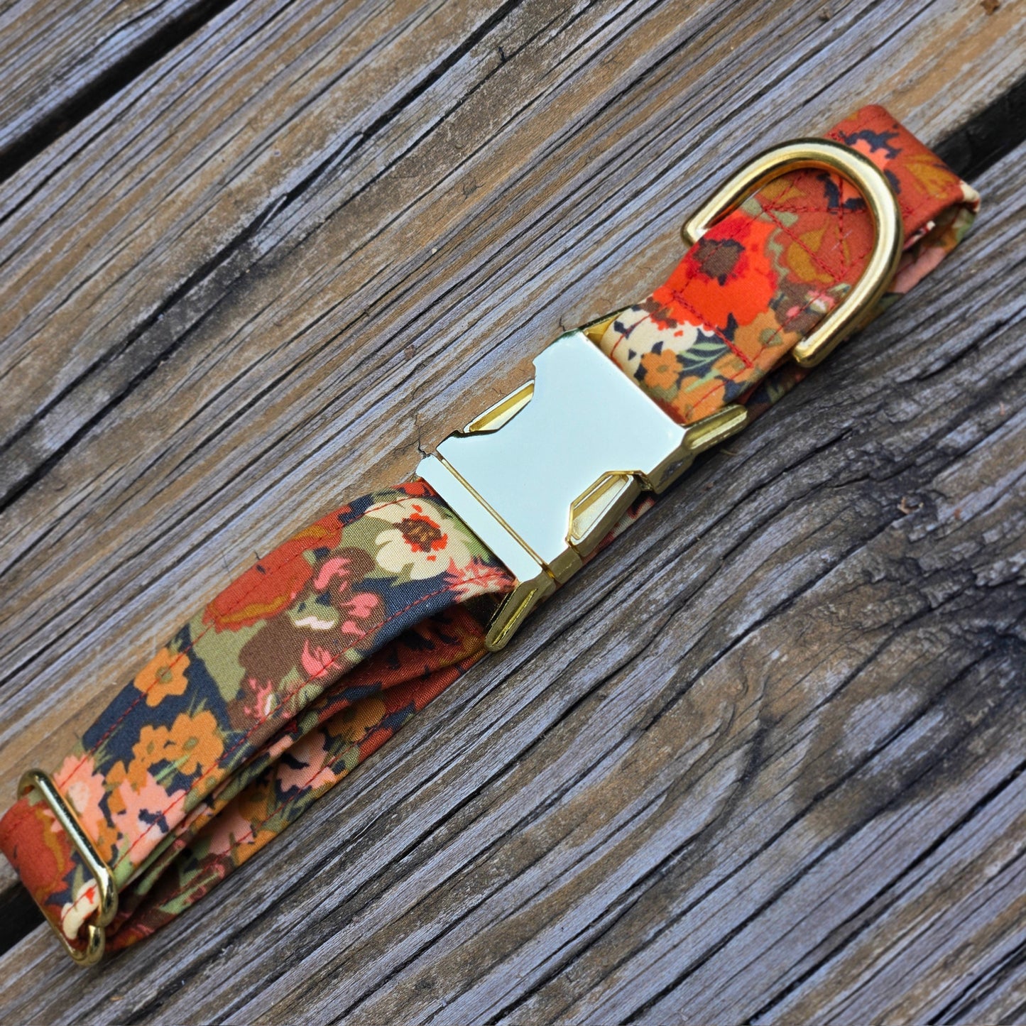 Fall Blooms Dog Collar