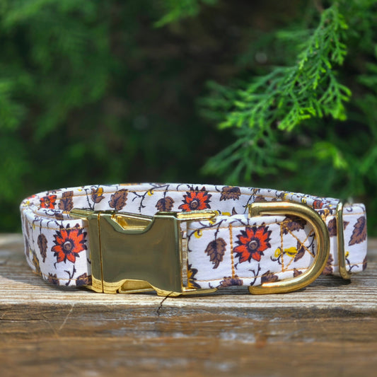 Sunflowers Dog Collar