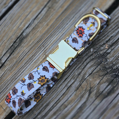 Sunflowers Dog Collar