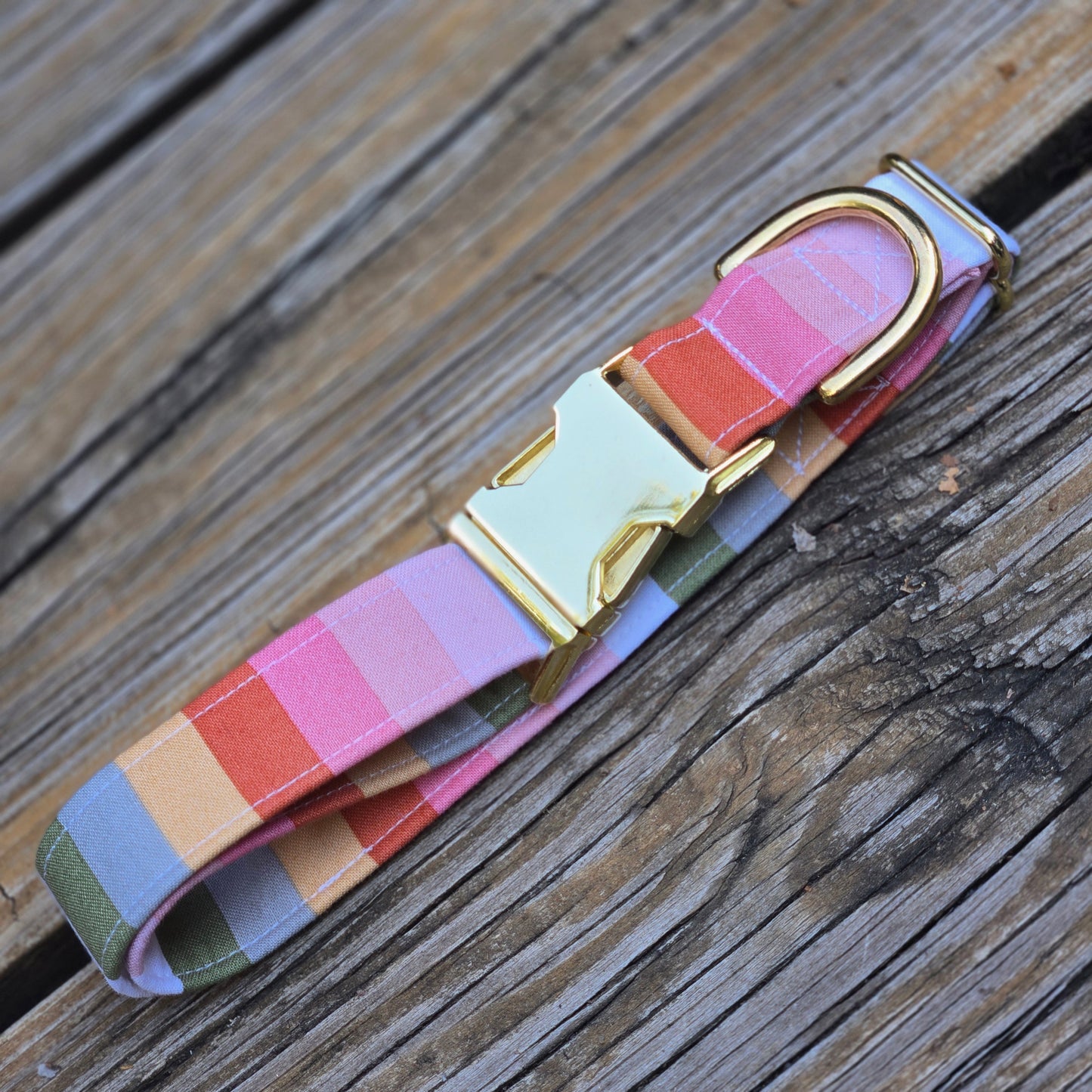 Candy Stripe Dog Collar