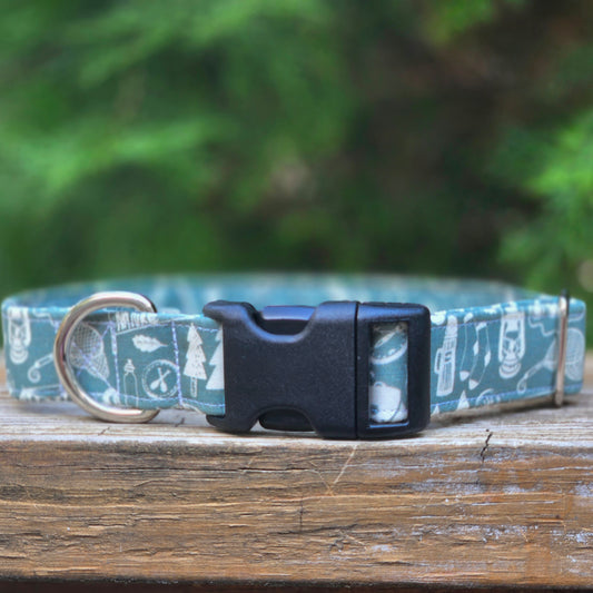 Go Camping Dog Collar