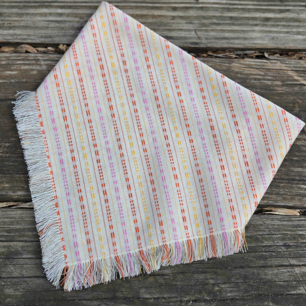 Citrus Woven Dog Bandana