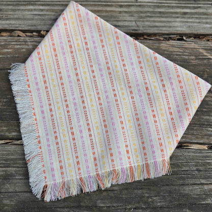 Citrus Woven Dog Bandana
