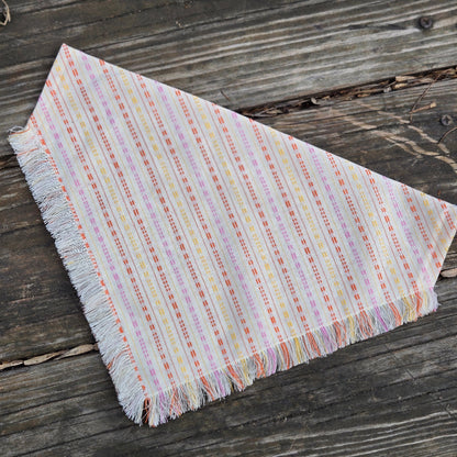 Citrus Woven Dog Bandana