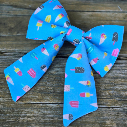 Popsicle Fancy Dog Bow