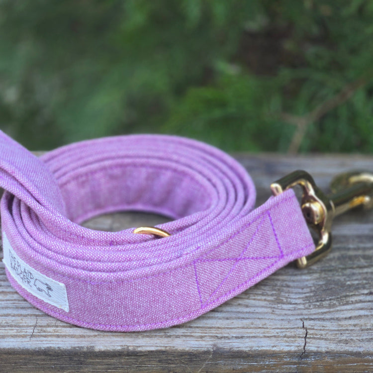 Orchid Linen Dog Leash