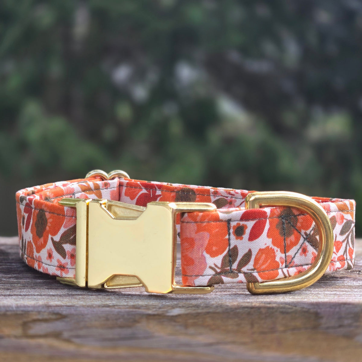 Autumn Floral Dog Collar