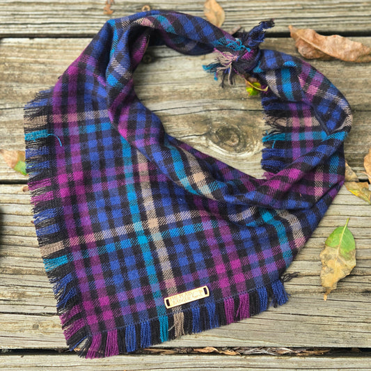 Borealis Plaid Dog Bandana