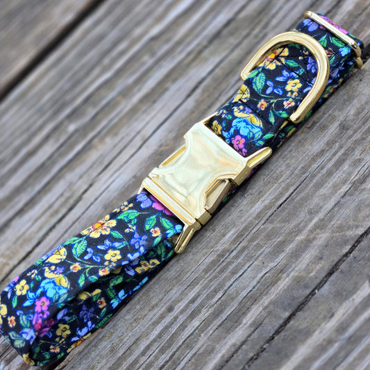 Springtime Flowers Dog Collar
