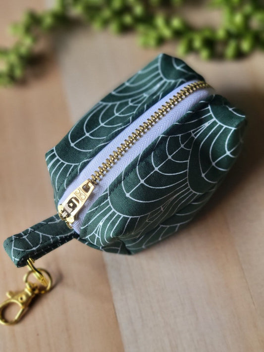 Art Deco Waste Bag Holder - Emerald
