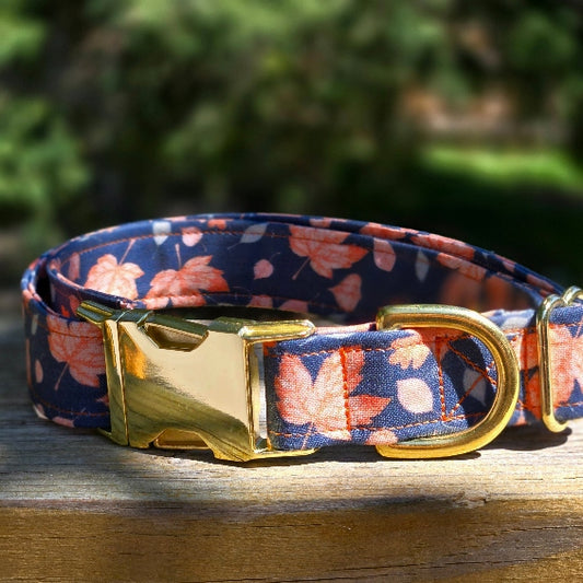 Autumn Leaves Dog Collar