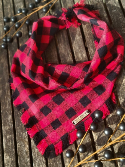 Classic Buffalo Plaid Dog Bandana