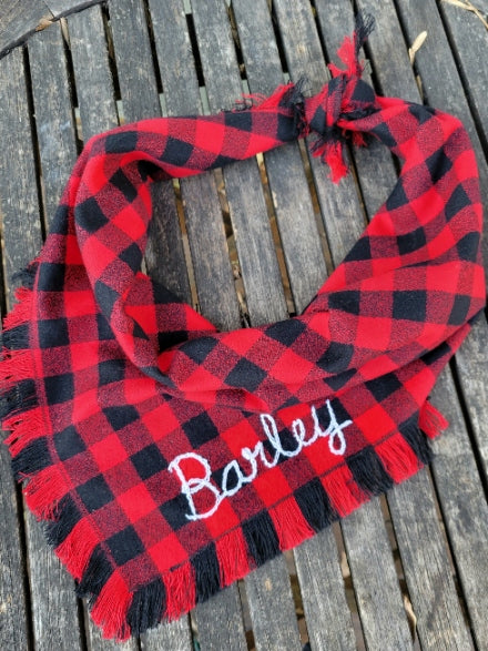 Classic Buffalo Plaid Dog Bandana