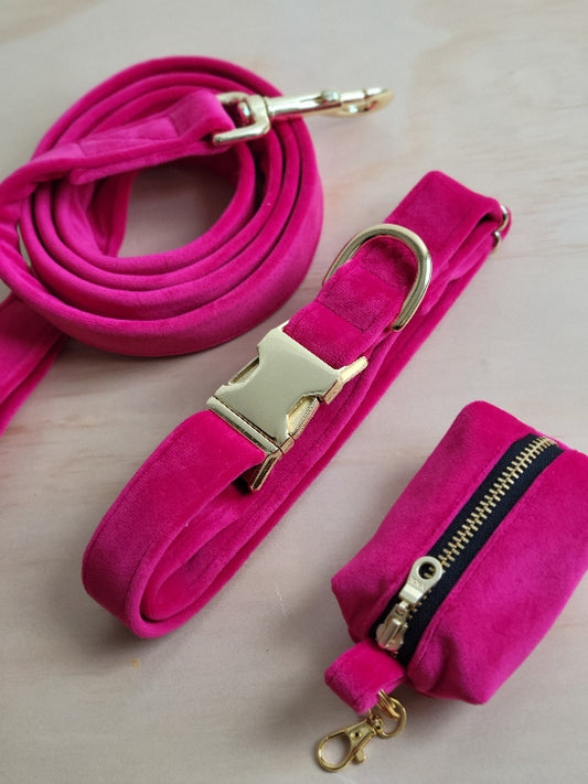 Velvet Set - Hot Pink