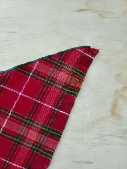 Jolly Plaid Dog Bandana