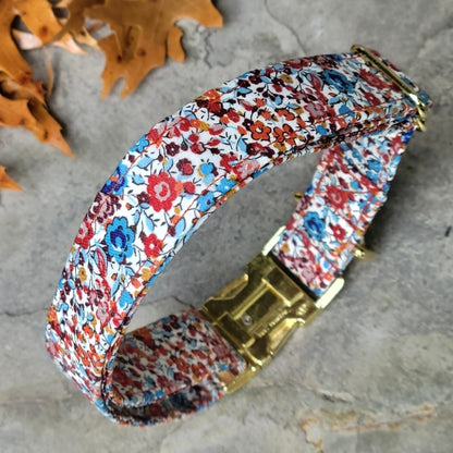 Liberty Fall Floral Dog Collar