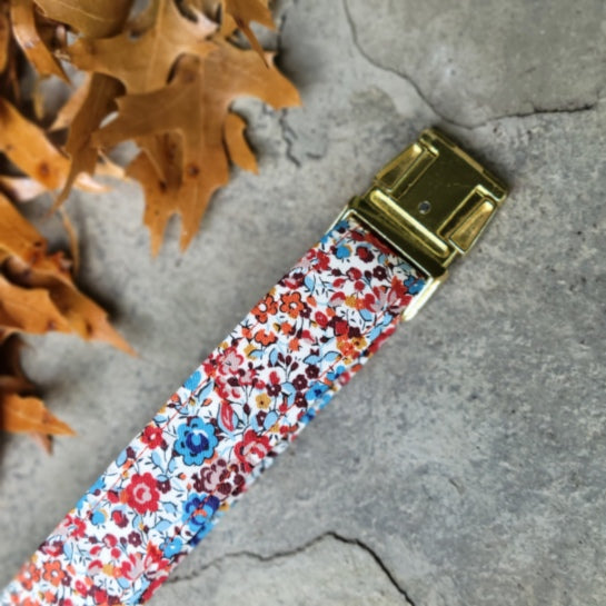 Liberty Fall Floral Dog Collar