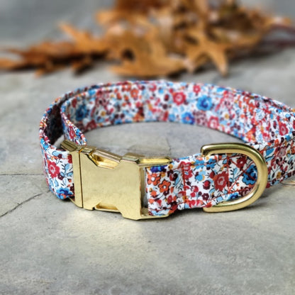 Liberty Fall Floral Dog Collar