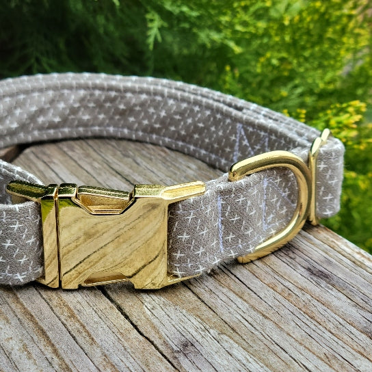 Mushroom Woven Dog Collar