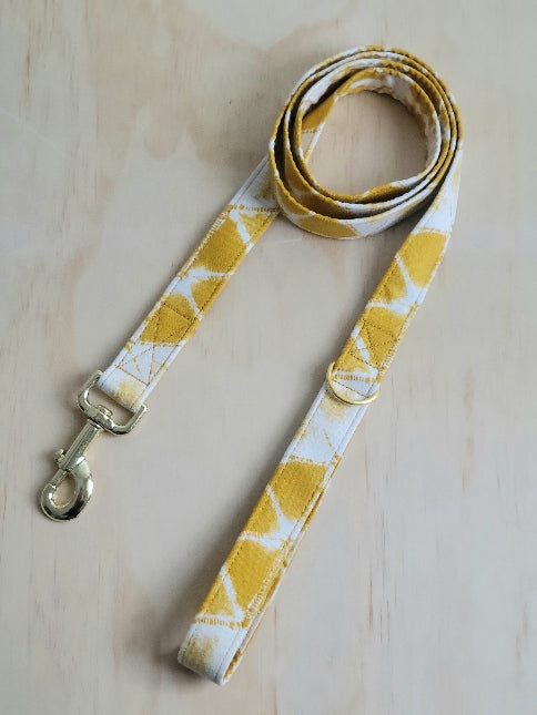 Mustard Tie Dye Dog Leash