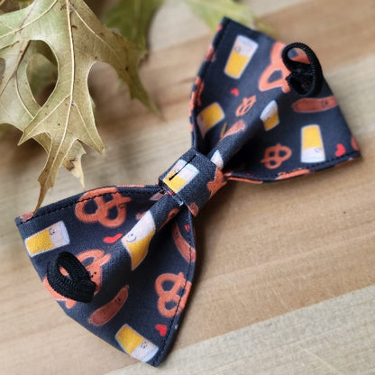 Oktoberfest Dog Bow Tie - Black