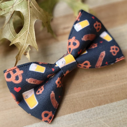 Oktoberfest Dog Bow Tie - Black